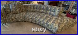 Rare Midcentury Modern Sofa 60's Retro Style Vintage Couch Newly Upholstered LA Rare Midcentury Modern Sofa 60's Retro Style Vintage Couch Newly Upholstered LA