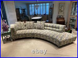 Rare Midcentury Modern Sofa 60's Retro Style Vintage Couch Newly Upholstered LA Rare Midcentury Modern Sofa 60's Retro Style Vintage Couch Newly Upholstered LA