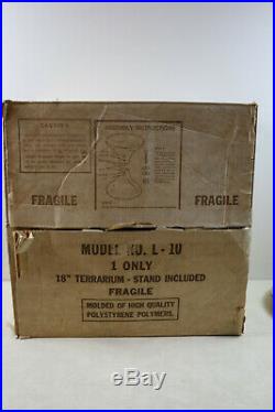 Rare NEW IN ORIGINAL BOX Mid Century Modern Atomic Terrarium 1960's L -10 34.5