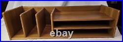 Rare Nordisk Andels Eksport Danish Modern MCM Teak Wood Desk Organizer Denmark Rare Nordisk Andels Eksport Danish Modern MCM Teak Wood Desk Organizer Denmark