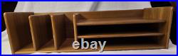 Rare Nordisk Andels Eksport Danish Modern MCM Teak Wood Desk Organizer Denmark Rare Nordisk Andels Eksport Danish Modern MCM Teak Wood Desk Organizer Denmark