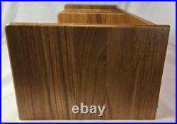 Rare Nordisk Andels Eksport Danish Modern MCM Teak Wood Desk Organizer Denmark Rare Nordisk Andels Eksport Danish Modern MCM Teak Wood Desk Organizer Denmark