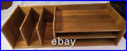 Rare Nordisk Andels Eksport Danish Modern MCM Teak Wood Desk Organizer Denmark Rare Nordisk Andels Eksport Danish Modern MCM Teak Wood Desk Organizer Denmark