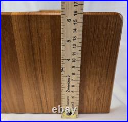 Rare Nordisk Andels Eksport Danish Modern MCM Teak Wood Desk Organizer Denmark Rare Nordisk Andels Eksport Danish Modern MCM Teak Wood Desk Organizer Denmark