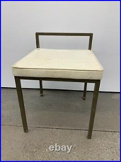 Rare Original Label Frederic Weinberg Co. Stool or Chair MCM 1950's Frederick