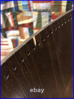 Rare Original Mid Century Modern Niko Kralj Beech Captain's Chair Lupina Label