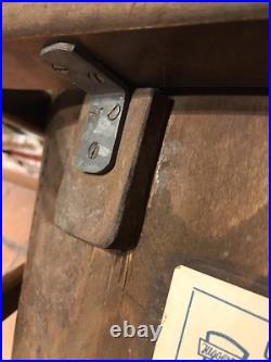 Rare Original Mid Century Modern Niko Kralj Beech Captain's Chair Lupina Label