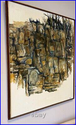 Rare Original Signed Painting by Bucci Iconic 1960's Mid Century Modern Art Rare Original Signed Painting by Bucci Iconic 1960's Mid Century Modern Art