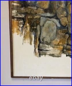 Rare Original Signed Painting by Bucci Iconic 1960's Mid Century Modern Art Rare Original Signed Painting by Bucci Iconic 1960's Mid Century Modern Art