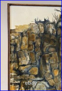 Rare Original Signed Painting by Bucci Iconic 1960's Mid Century Modern Art Rare Original Signed Painting by Bucci Iconic 1960's Mid Century Modern Art