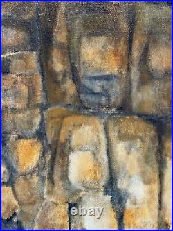 Rare Original Signed Painting by Bucci Iconic 1960's Mid Century Modern Art Rare Original Signed Painting by Bucci Iconic 1960's Mid Century Modern Art