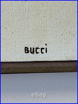 Rare Original Signed Painting by Bucci Iconic 1960's Mid Century Modern Art Rare Original Signed Painting by Bucci Iconic 1960's Mid Century Modern Art