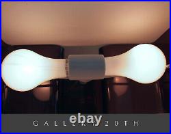 Rare Pablo Lucite Table Lamp! Double Socket Minimalist Design MID Century Modern