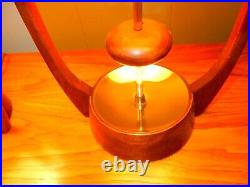 Rare Pair Modeline Circa 1960's Mid-century Modern Table Lamps 5vh64e Modeline