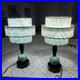 Rare_Pair_Vtg_MCM_Bedside_Boudior_Lamps_Aqua_Black_Fiberglass_Shades_15_Inch_01_nwnq