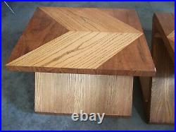 Rare Pair of Lane Z End Tables style 1047 95