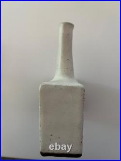 Rare Pair of Mid Century Modern Gambone Pottery Art Vases Italy Signed