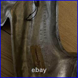 Rare Pendergrast MCM Mid Century Modern Metal Gazelle Wall Sculpture