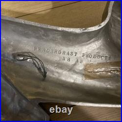 Rare Pendergrast MCM Mid Century Modern Metal Gazelle Wall Sculpture