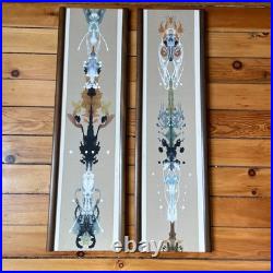 Rare Peter Pepper Products Woodwall Decor Rorschach Mid Century Modern Vintage