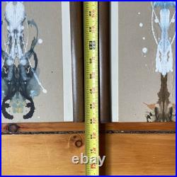 Rare Peter Pepper Products Woodwall Decor Rorschach Mid Century Modern Vintage