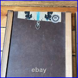 Rare Peter Pepper Products Woodwall Decor Rorschach Mid Century Modern Vintage