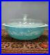 Rare_Pyrex_Promotional_BLOWING_LEAVES_024_Round_Lidded_Casserole_Turquoise_01_zh