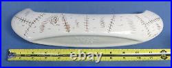 Rare Red Wing Pottery USA #735 Collectible Birch Bark Line Canoe Mint withSticker