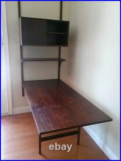 Rare Rosewood Cado Desk Unit by Royal Systems