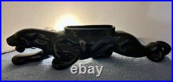 Rare Scarce Authentic 1950's Mid Century Modern Black Panther TV Lamp