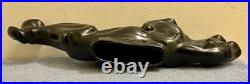 Rare Scarce Authentic 1950's Mid Century Modern Black Panther TV Lamp