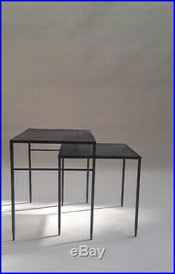 Rare Set Mathieu Mategot Nesting / Occ. Tables 1950, s le corbusier prouve era