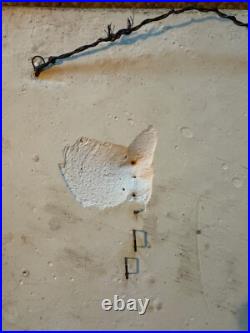 Rare Set Vintage 50s Plaster Tribal Drums Wall Hangings Mid Century MCM Modern