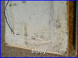 Rare Set Vintage 50s Plaster Tribal Drums Wall Hangings Mid Century MCM Modern