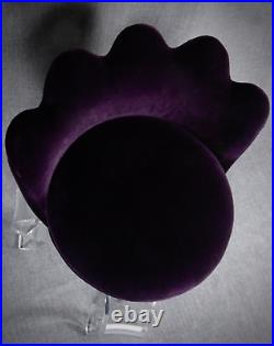 Rare Shlomi Haziza Hstudio Acrylic Mid Century Modern Vanity Stool Chair Swivels Rare Shlomi Haziza Hstudio Acrylic Mid Century Modern Vanity Stool Chair Swivels