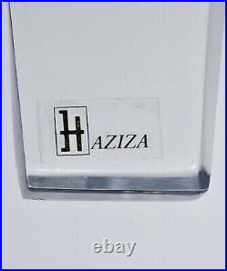 Rare Shlomi Haziza Hstudio Acrylic Mid Century Modern Vanity Stool Chair Swivels Rare Shlomi Haziza Hstudio Acrylic Mid Century Modern Vanity Stool Chair Swivels