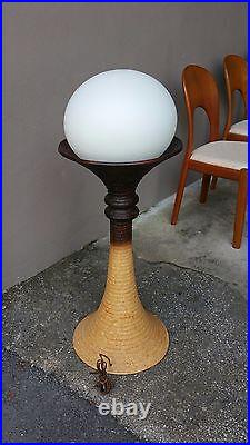 Rare Soholm / Cari Zalloni Style Hourglass MID Century Modern Floor Lamp P