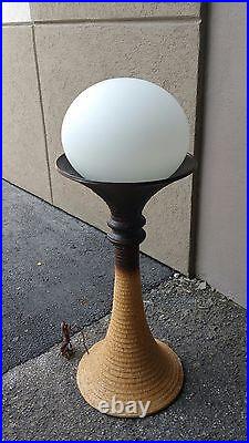 Rare Soholm / Cari Zalloni Style Hourglass MID Century Modern Floor Lamp P