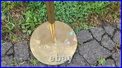 Rare Spotlight Mid Century Modern Industrial Brass Floor Lamp