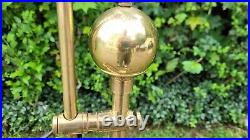 Rare Spotlight Mid Century Modern Industrial Brass Floor Lamp