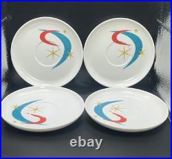 Rare Starburst Atomic Mid Century Celestial Spaulding Ware Melmac Melamine Plate