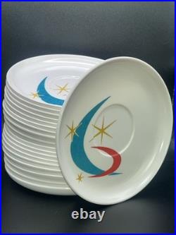 Rare Starburst Atomic Mid Century Celestial Spaulding Ware Melmac Melamine Plate