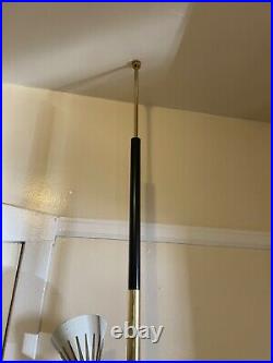Rare Stiffel Vtg Mid Century Modern Tension Pole Lamp Retro High Heel Fn Atomic