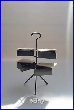 Rare Storage/Sewing Stand by J. Teders for Metalux 1955 mategot jean prouve era