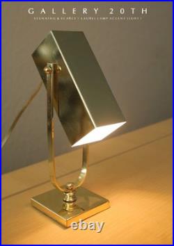 Rare & Stunning Vtg Laurel MID Century Modern Accent Spot Lamp! 60s Atomic Brass