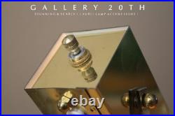 Rare & Stunning Vtg Laurel MID Century Modern Accent Spot Lamp! 60s Atomic Brass