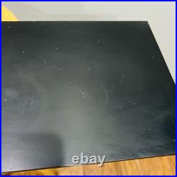 Rare Syroco Brutalist Mid Century MCM Plastic Base And Wood Wall Shelf