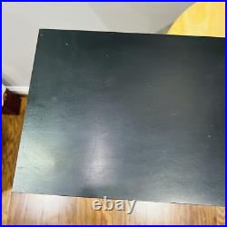 Rare Syroco Brutalist Mid Century MCM Plastic Base And Wood Wall Shelf