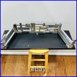 Rare Syroco Brutalist Mid Century MCM Plastic Base And Wood Wall Shelf