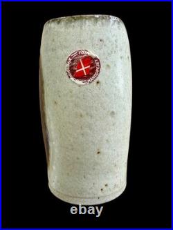 Rare Tall MCM Ceramic vase by Anne & Peter Stougaard, 1970s Unika Danish Design